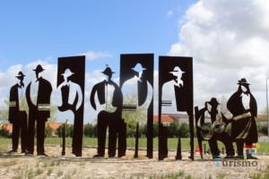 Escultura em ferro furjado