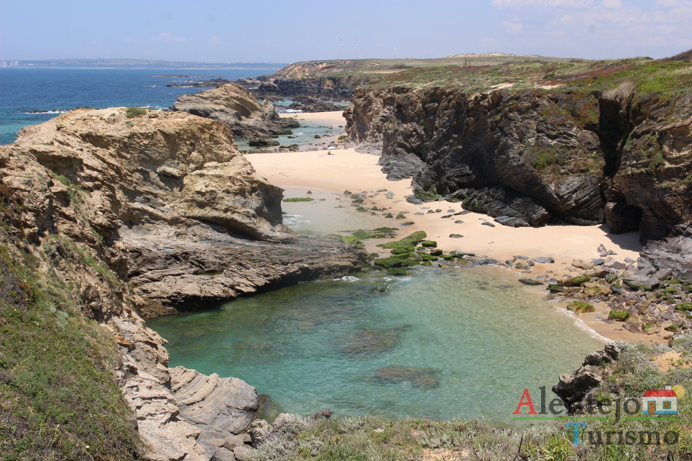 Praia Da Samoqueira Porto Covo Alentejo Litoral Parque Natural Do 