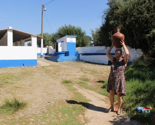 Quarta à cabeça - Ida ao poço - Grandaços - Ourique - Alentejo