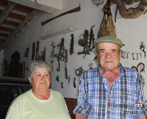 Sr. Manuel Ricardo e D. Clara - Museu em casa – Grandaços - Ourique - Alentejo