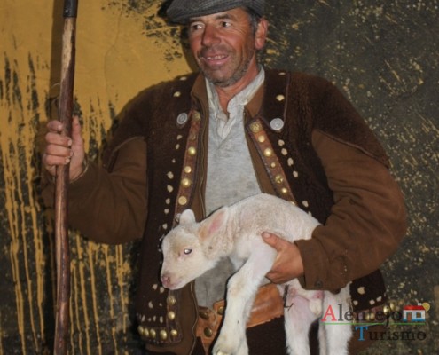 O pastor alentejano e o borrego