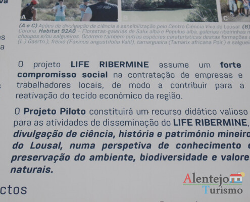 Life Ribermine: Projeto Piloto do Lousal - Alentejo - Portugal